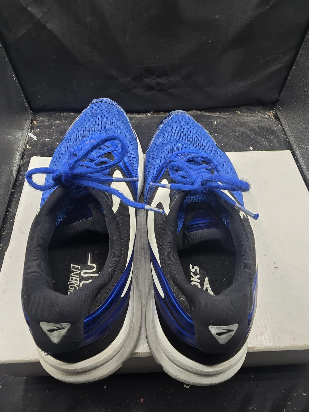 Blue Running Shoes‎ with White Accents